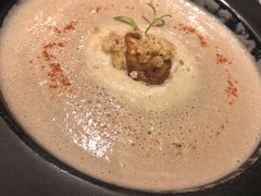 卡布奇诺蘑菇汤配牛肝菌-AZUL by FUEL蓝色·法式酒馆(琶醍店)