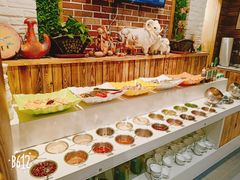 自助调料区-草原塞蛮羊火锅城(港湾店)
