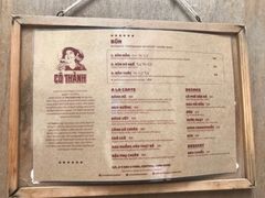 菜单-Cô Thành Restaurant