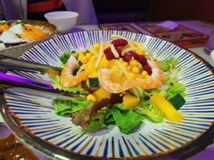 蜜桃大虾沙拉-龙记·香港茶餐厅(海上世界店)
