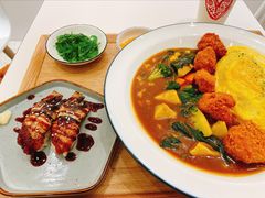 炸鸡块咖喱蛋包饭-池奈·咖喱蛋包饭(熙地港店)