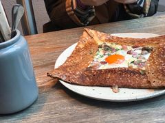 鸡蛋蘑菇熏肉荞麦可丽饼-RAC BAR(安福路店)