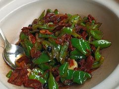 农家辣椒炒肉-鱼翅楼·津派砂锅鱼翅(水上公园店)