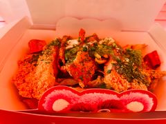 川味炸鸡配土豆片-Lotso Lunch Box 草莓熊餐盒