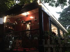 火车车厢外景-火车头法国西餐厅