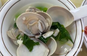 Clam and Tofu Soup with Greens