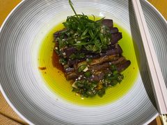 烧椒葱油紫茄子-天府中餐厅·粤菜·海南菜·生猛海鲜(三亚海棠湾洲际度假酒店)