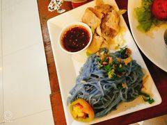 -蝶豆花蓝面条