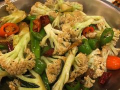 有机花菜炒肉饭-利杨记·本味轩粥坊·烧烤(宝体店)
