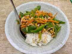 青椒肉丝盖饭-肉燕扁食草包飯(东街店)