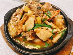 花蟹焖农家鸡-天宝食坊·啫啫煲大排档(西华路店)