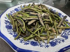 野芦蒿炒臭干-广迎居老正兴菜馆