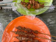 炭烤羊肉串-百花人家(清水田园店)