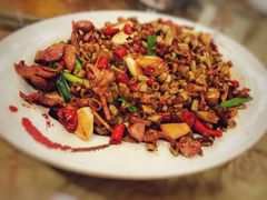 酸豆角鸡胗-湖南人家湘菜馆(镇江路店)