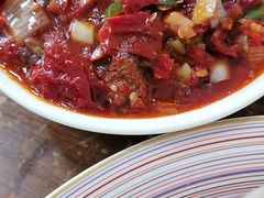 -歹歹的加个面过油肉拌面