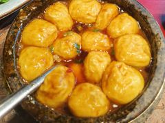 石锅包浆豆腐-福照楼汽锅鸡·云南特色菜·城市文化地标(胜利堂店)