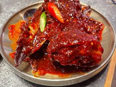 -草家酱蟹炭火烤肉店(珲春南路二店)