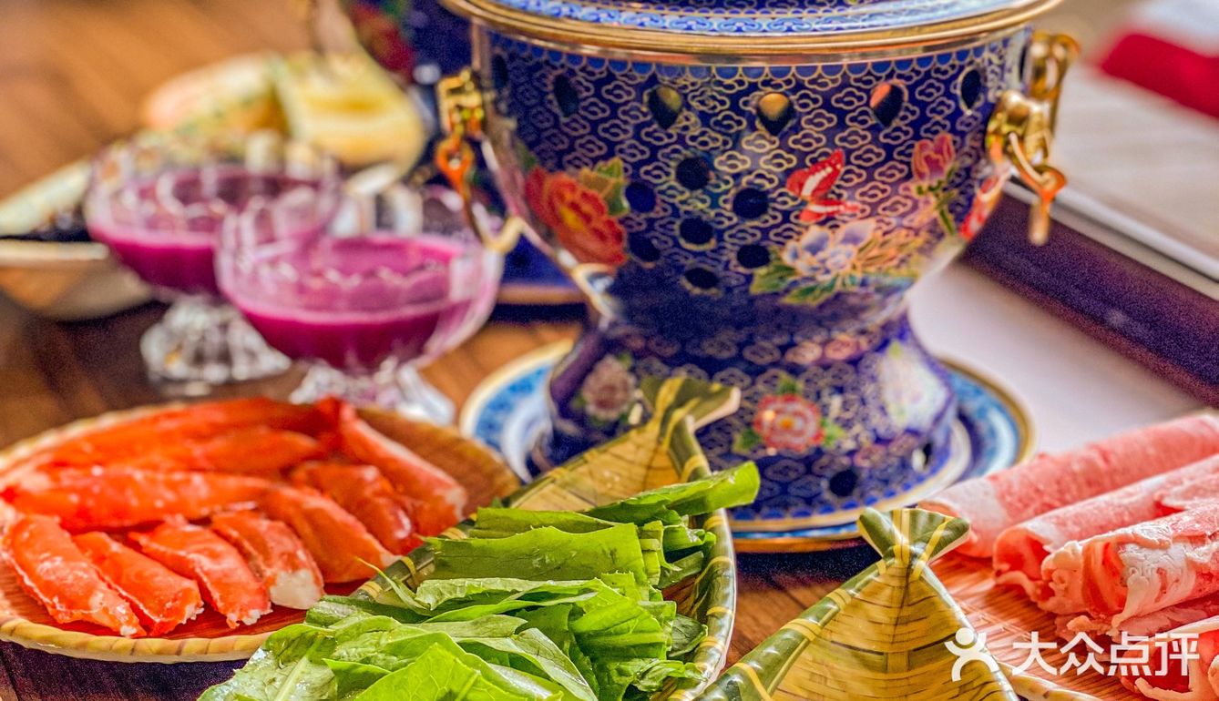 天津首家户外湖岸景泰蓝羊蝎子火锅JM冲鸭‼️