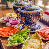 天津首家户外湖岸景泰蓝羊蝎子火锅JM冲鸭‼️