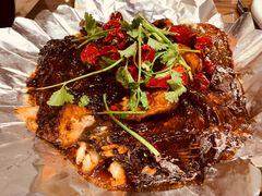 风味蝶鱼头-将相和·海鲜蒸饺大连菜