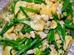 韭菜花薄壳炒蛋-阿季·当季酒食(后江埭店)