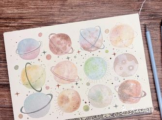好多星球呀！好看好看哪一个是属于你的