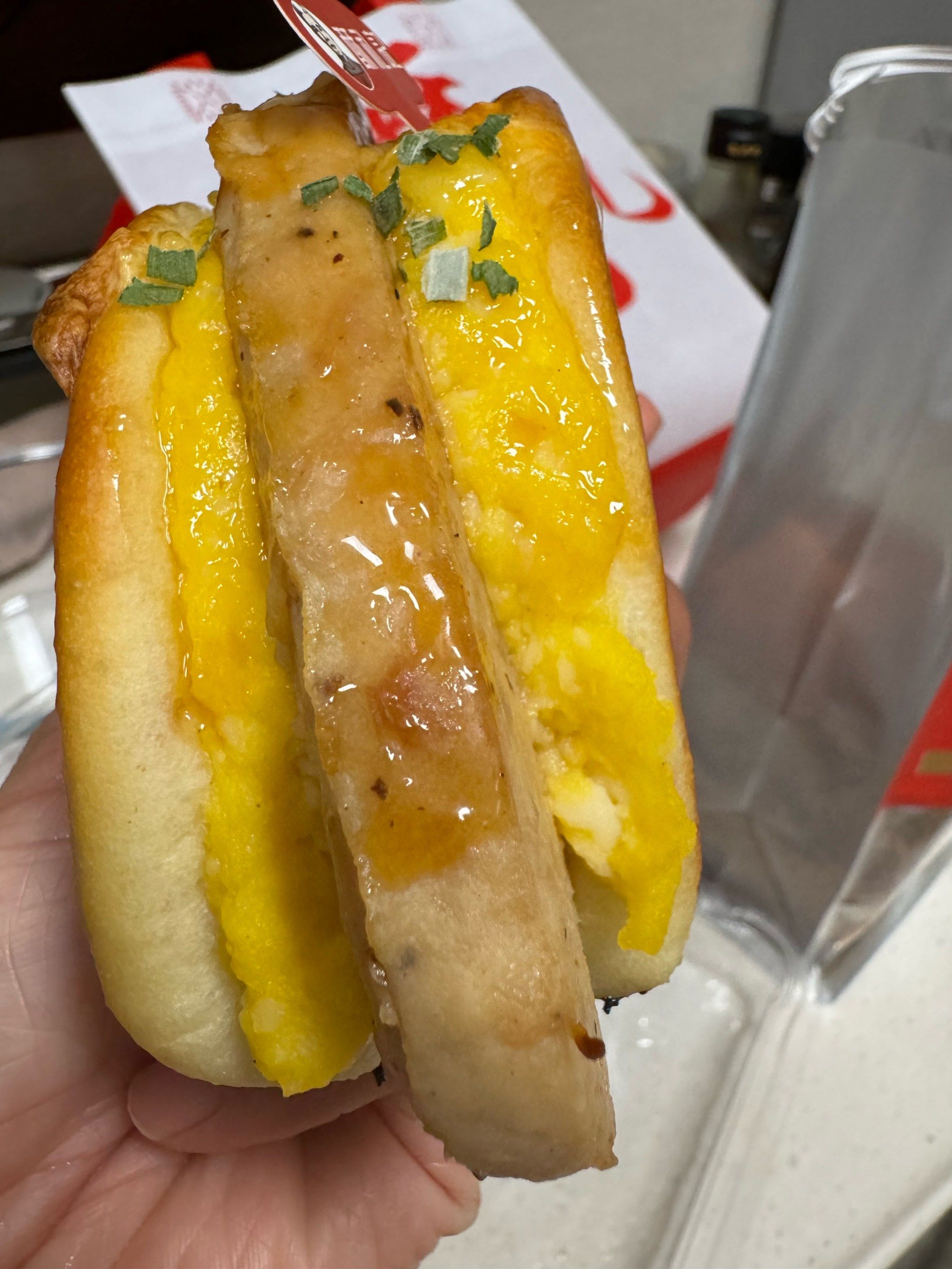 芝士猪扒包香shi个人啊!