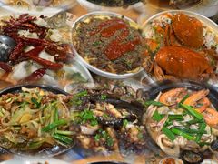 秋葵浸螺片-宋小谨·泉州菜(西沙湾店)