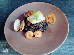 香辣墨鱼海鲜意面-莲西餐(曲江店)