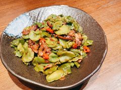 莴笋皮炒肉-2046湘味厨房(南区盈峰店)