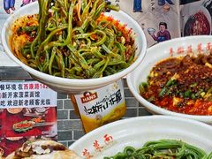 经典油泼面（菠菜面）-手擀菠菜面(西康路店)