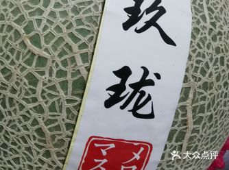 最近在水果店看见了漂亮日本蜜瓜的踪影 店主说这是日本