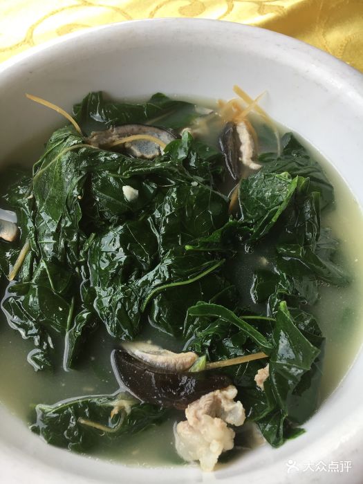 高坡头烧鸡上汤豆叶图片 - 第2张