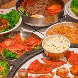 和男朋友点了超级多的肉肉啊！