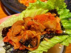 八爪鱼微辣-红辣椒八爪鱼特色韩国料理