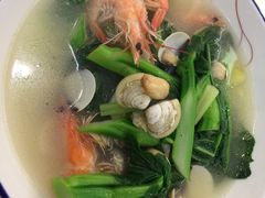 白贝大虾浸菜心-佳佳美·囍悦水乡