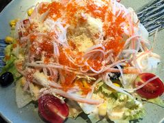 温泉蛋蟹肉沙拉-炙柒Sekinana·精致料理 烧鸟·铁板烧(海上世界店)
