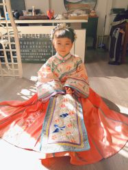 -后宫·古装汉服京剧儿童亲子全家福摄影
