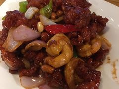 椒香虾仁爆鸡球-陈傻子餐厅(世纪都会店)