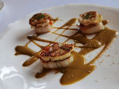 煎深海扇贝配欧洲白萝卜泥-Jean Georges