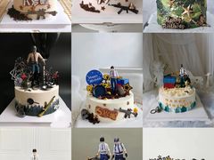 -咖咖熊蛋糕定制·英国蓝风车动物性淡奶油