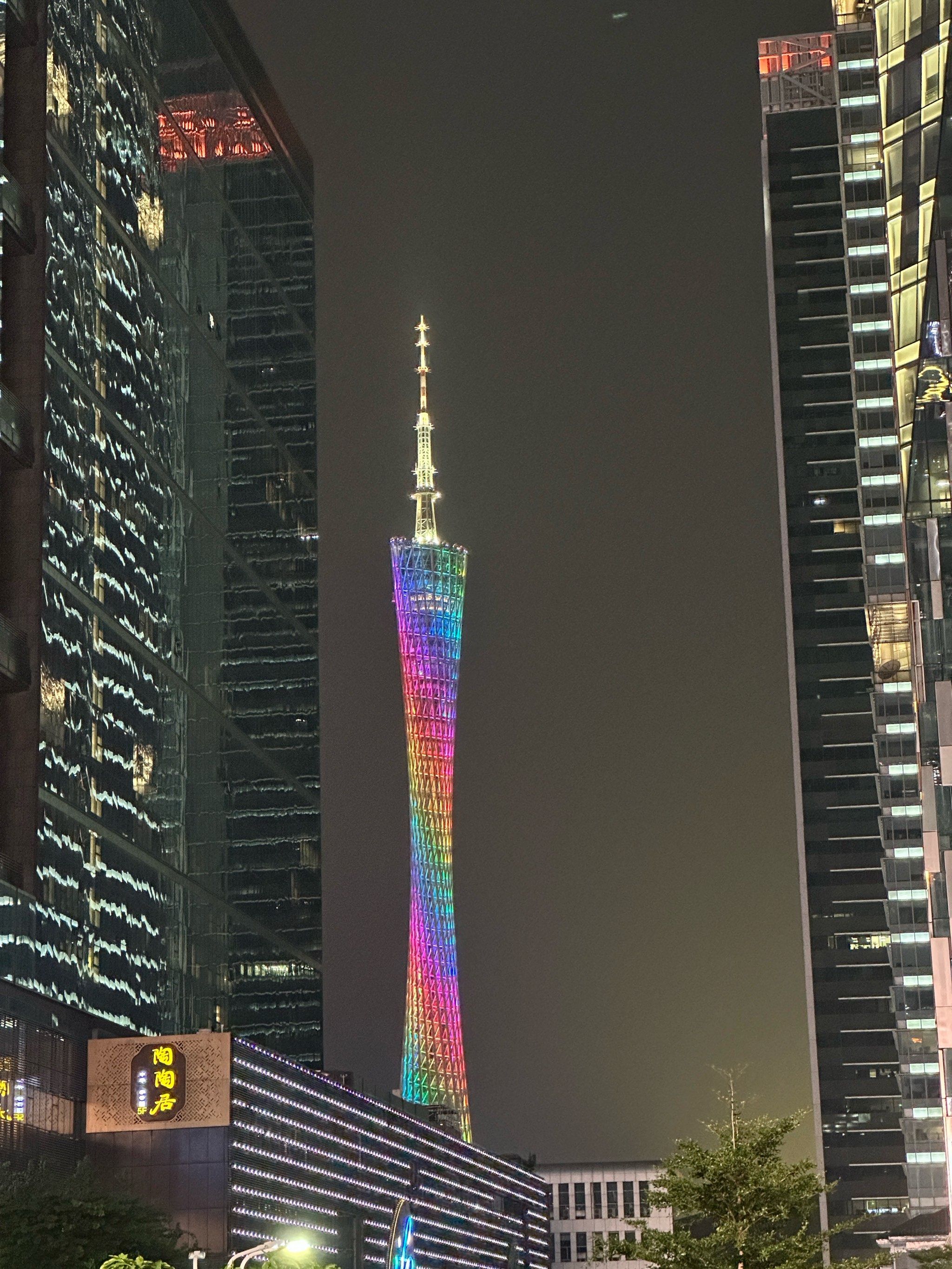 广州夜晚街道图片图片