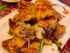 特色锅包肉-闯关东东北农家菜(崂山石老人店)