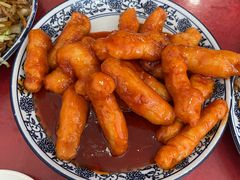 糖醋里脊-北大地皖峰饭馆