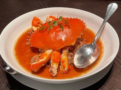 花雕肉碎蒸膏蟹-广州柏悦酒店·悦景轩·粤菜餐厅