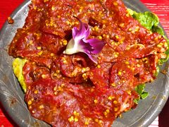 麻辣牛肉-谭鸭血老火锅(万象九宜城店)