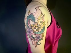 手臂-怪咖纹身刺青