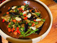 茄子烧豆角-破三川·新川菜(静安大融城店)