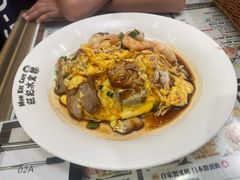 虾仁叉烧双拼滑蛋饭-旺记冰室(九龙中心大厦店)