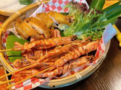 芭提雅夜市烤海陆拼盘-泰妃殿(武汉首店)